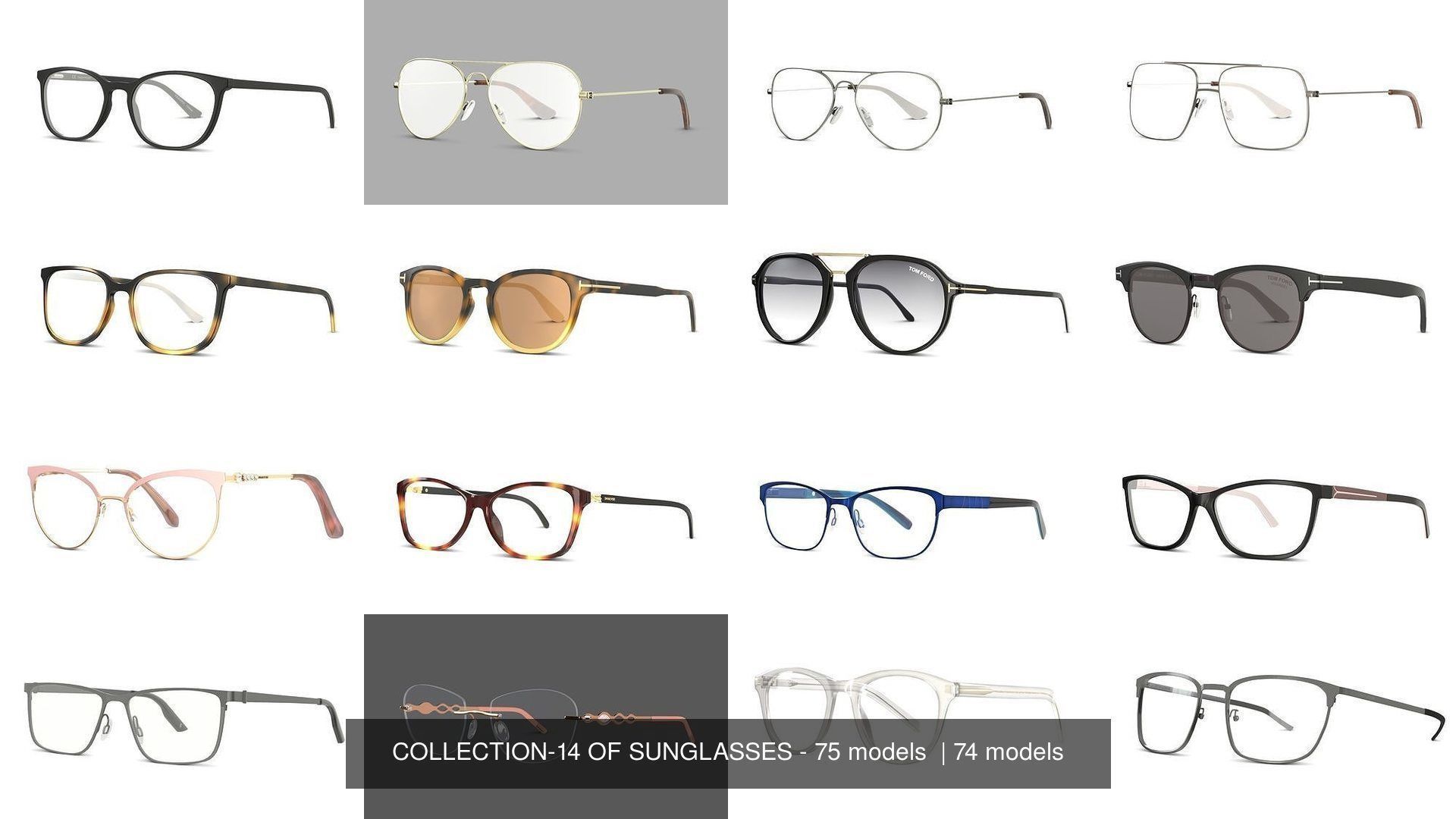 COLLECTION-13 OF SUNGLASSES - 75 models  _5