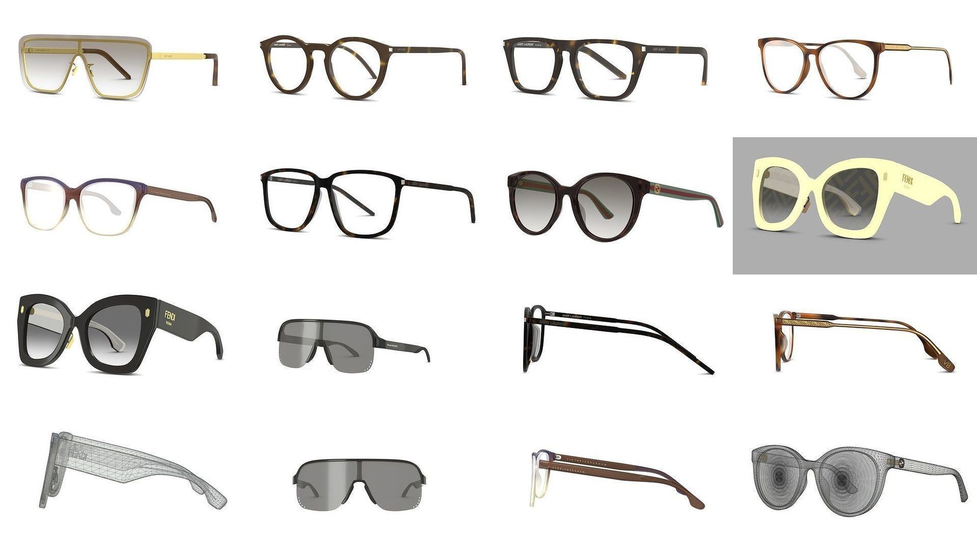 COLLECTION-13 OF SUNGLASSES - 75 models  _7