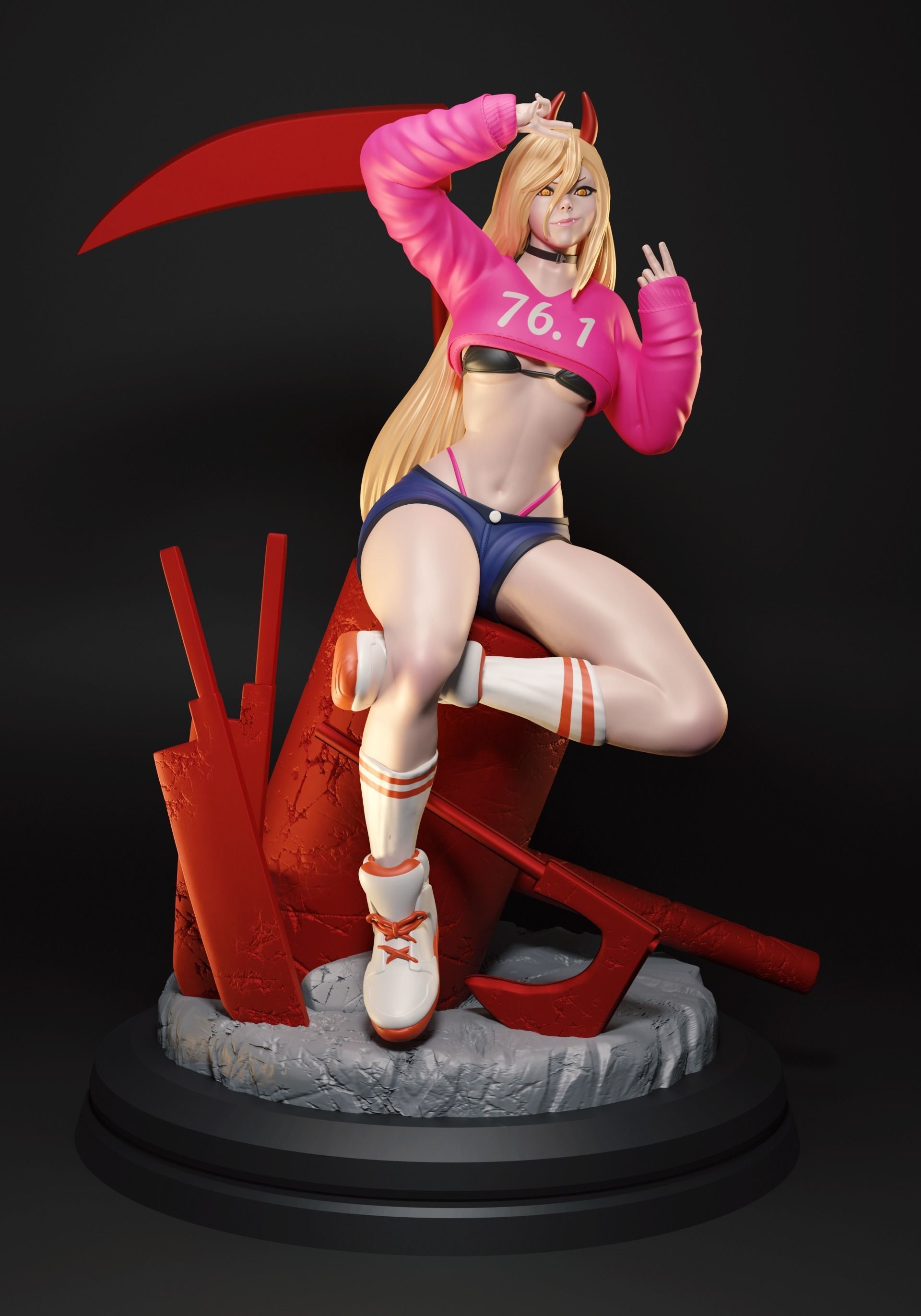 Power from Chainsaw Man 3D print model_2