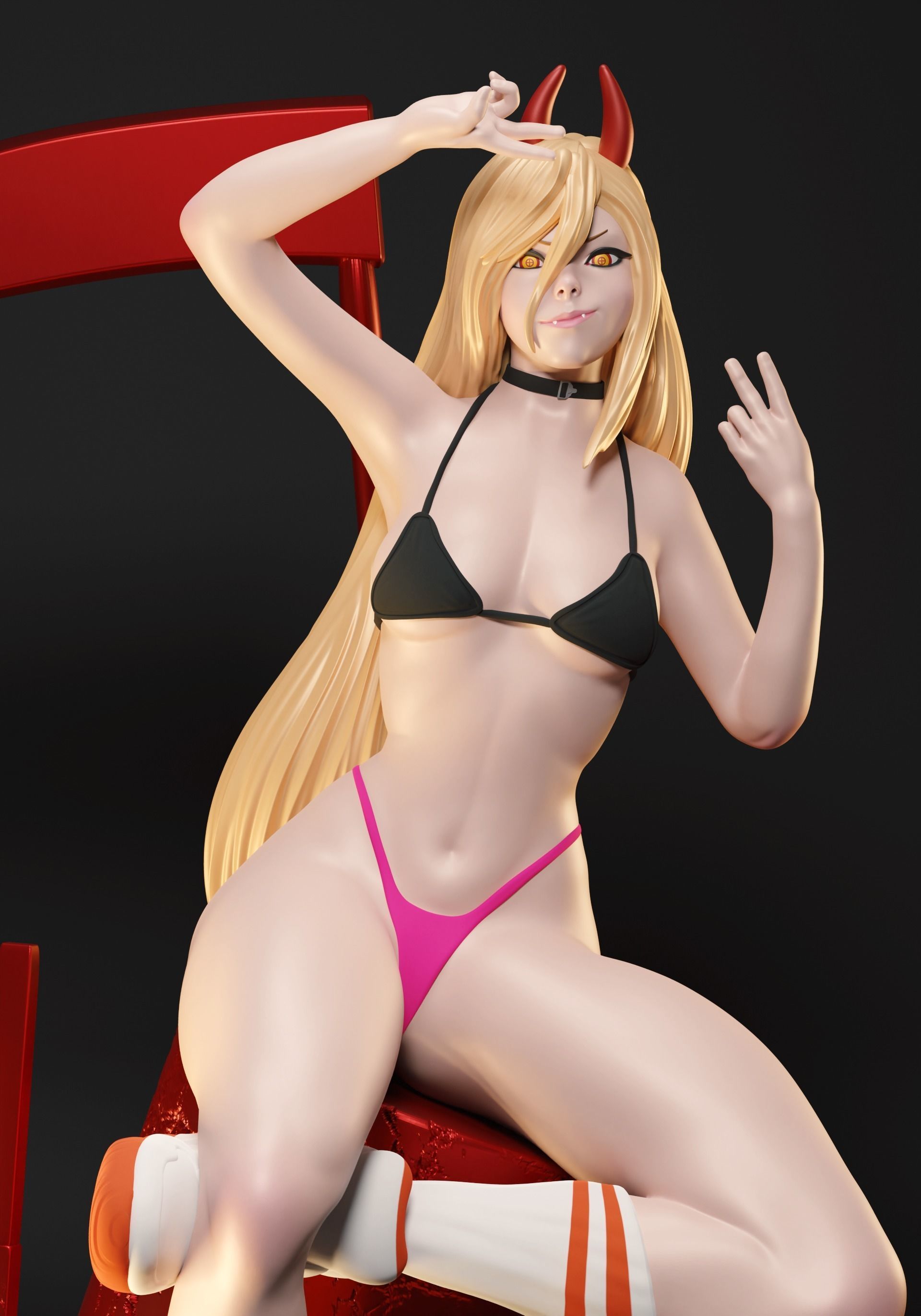 Power from Chainsaw Man 3D print model_3