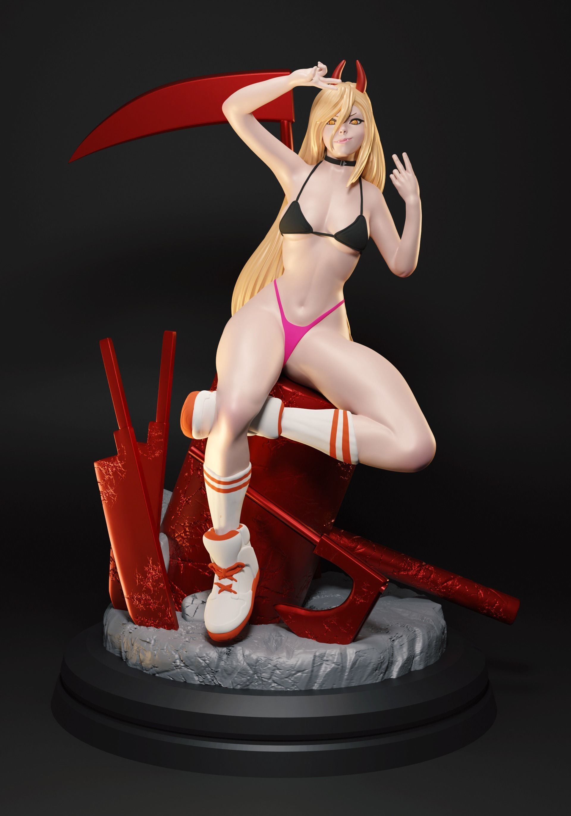 Power from Chainsaw Man 3D print model_5