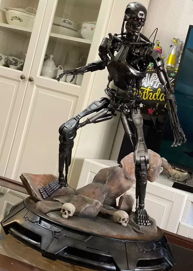 Terminator T-800 Endoskeleton Rekvizit T1 3D print model_0