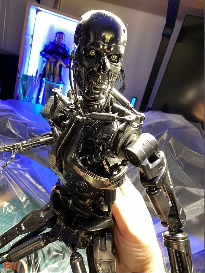 Terminator T-800 Endoskeleton Rekvizit T1 3D print model_2