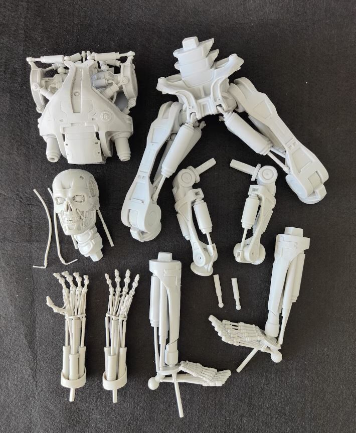 Terminator T-800 Endoskeleton Rekvizit T1 3D print model_39