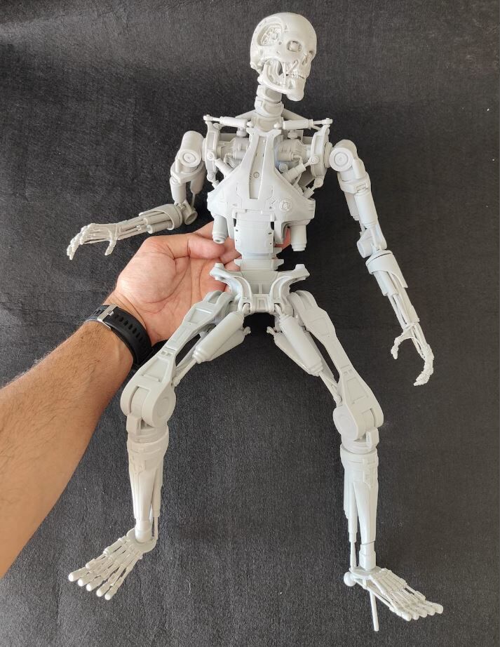 Terminator T-800 Endoskeleton Rekvizit T1 3D print model_36