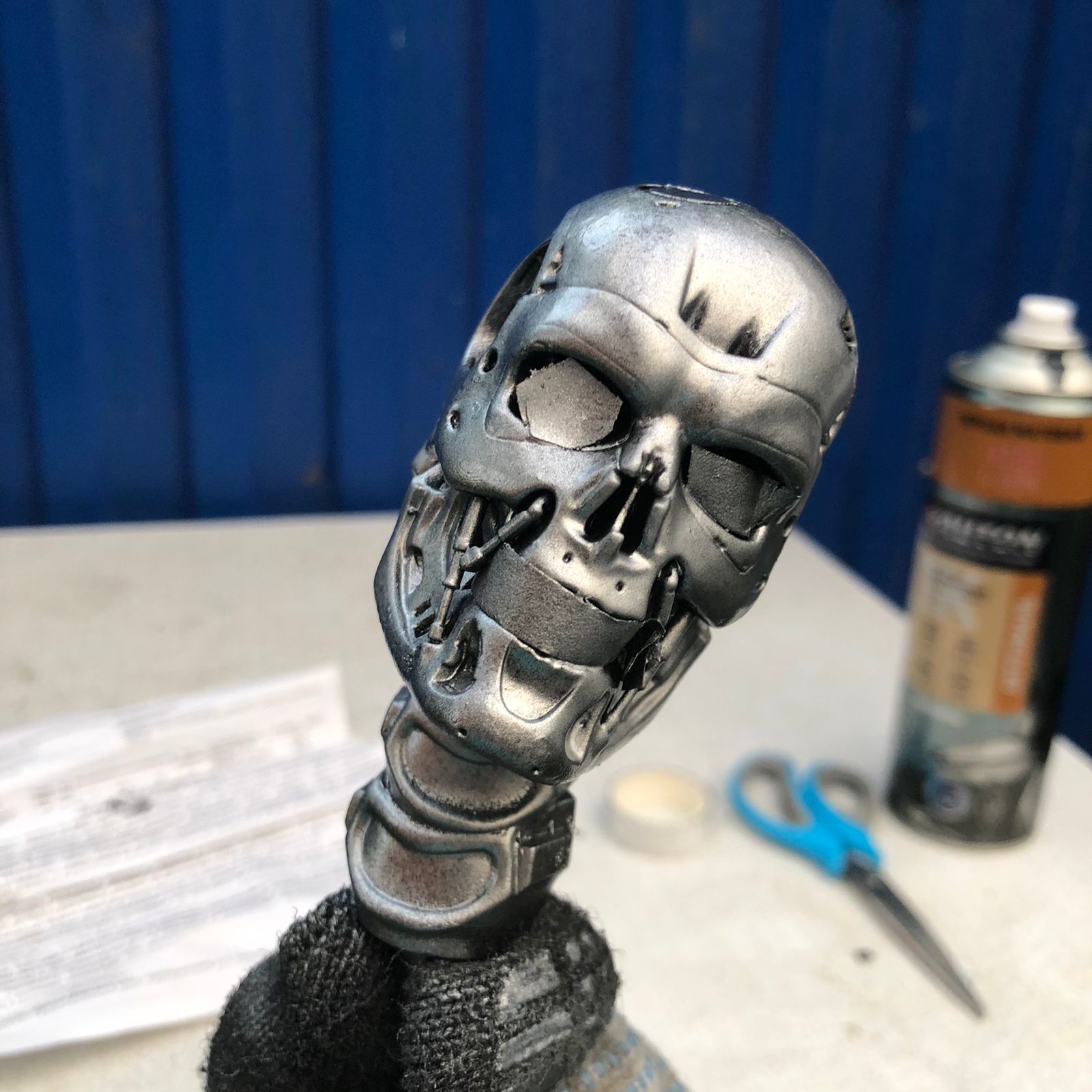 Terminator T-800 Endoskeleton Rekvizit T1 3D print model_9