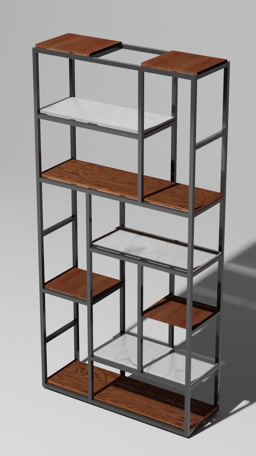 Cliff Shelf Model 3D model_1