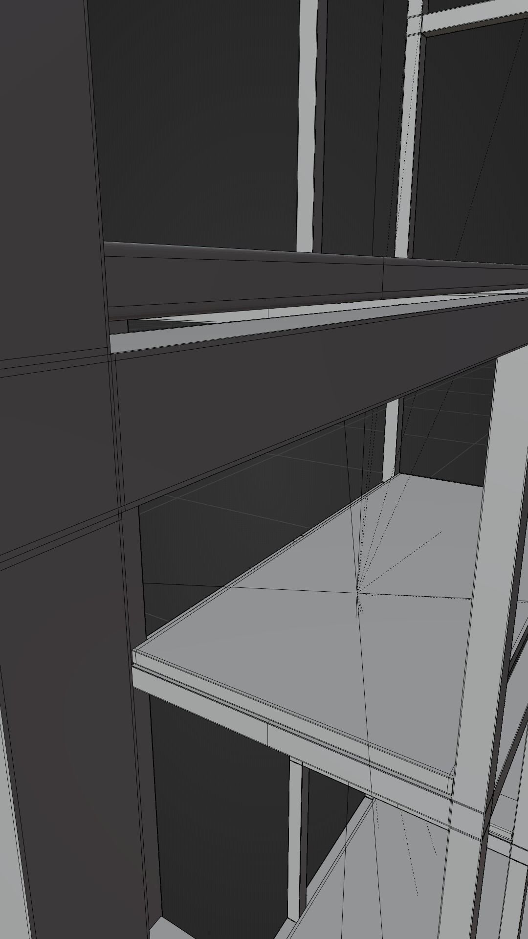 Cliff Shelf Model 3D model_3