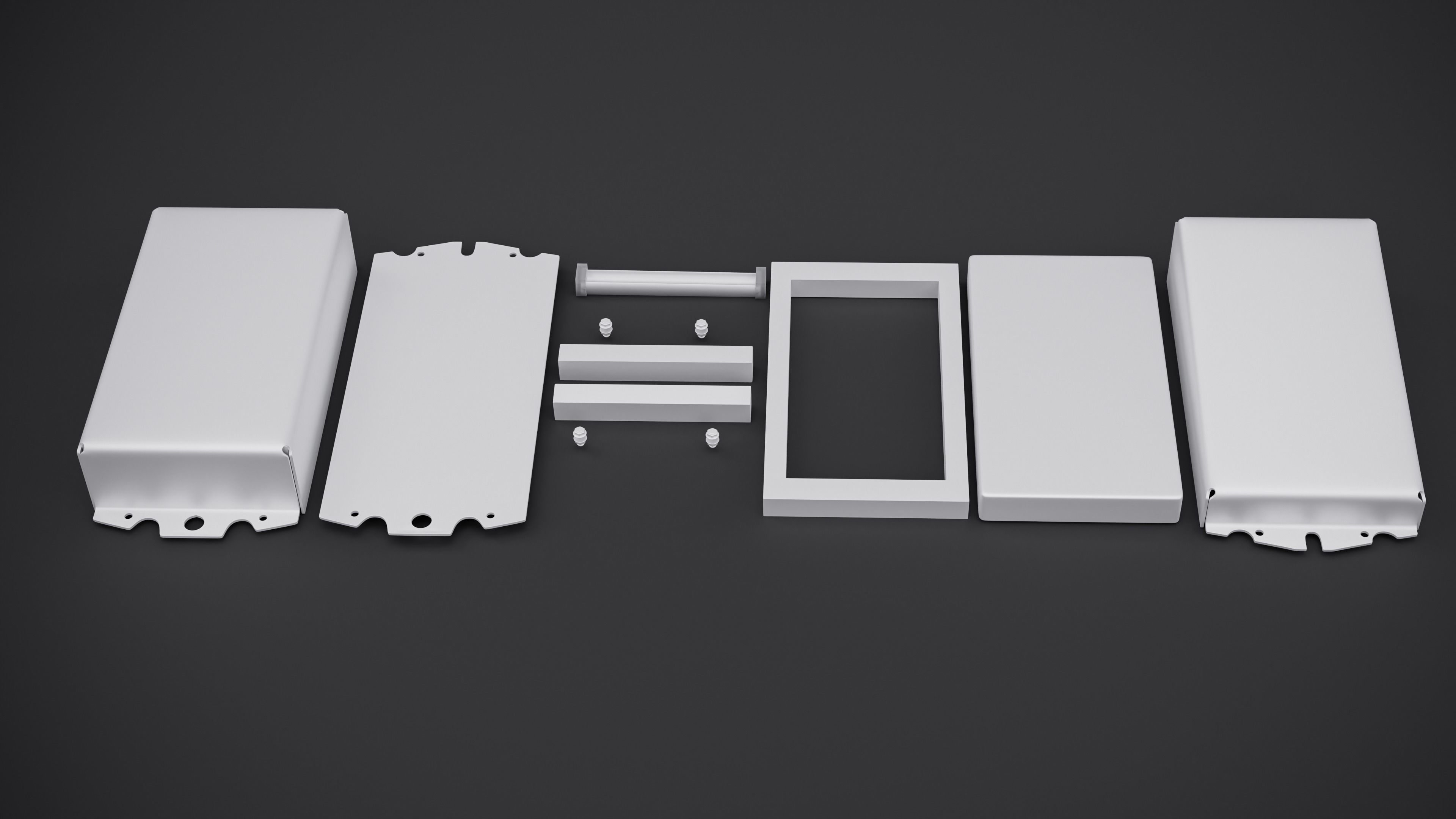 Nizh in Kontakt-1 box - ERA for Tank High Poly 3D model 3D model 3D model_5