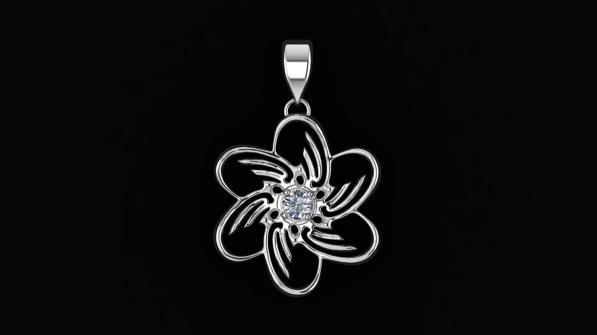 pendant Star of Desires 3D print model_0