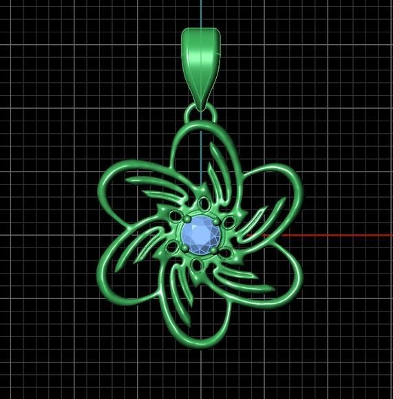 pendant Star of Desires 3D print model_4