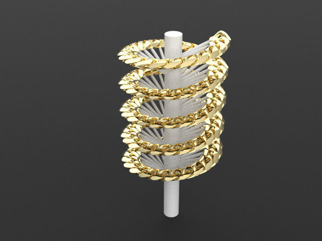 Cadena cubana -Cuban chain- 3D print model_2