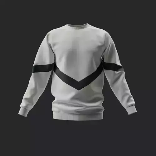 Oversize line sweatshirt