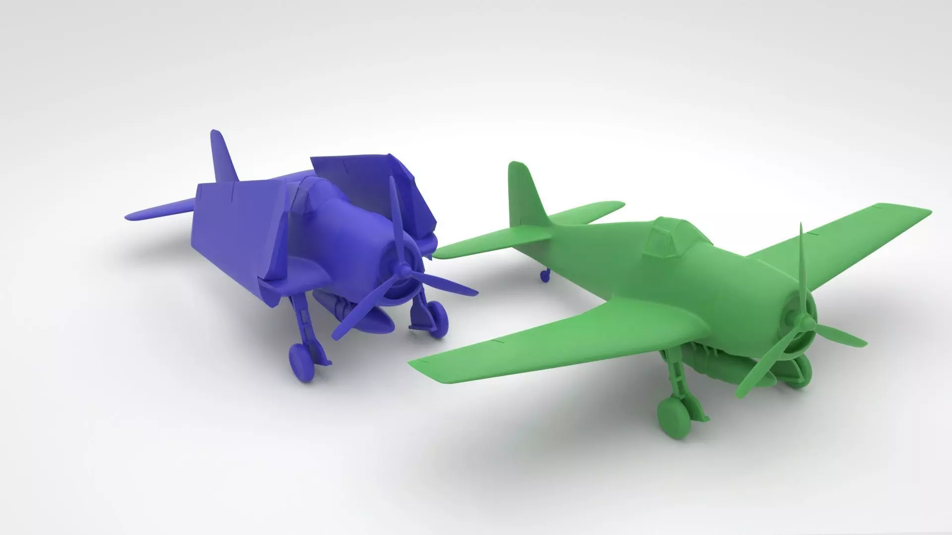 Grumman F6F Hellcat - 3d print 3D print model_0