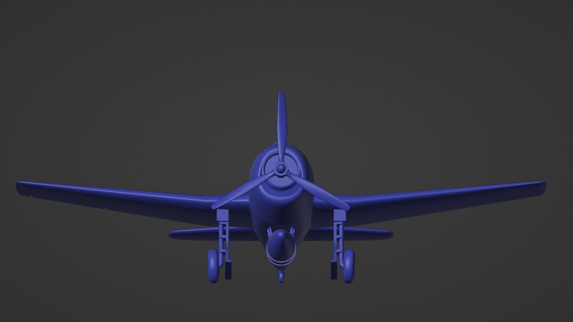 Grumman F6F Hellcat - 3d print 3D print model_7