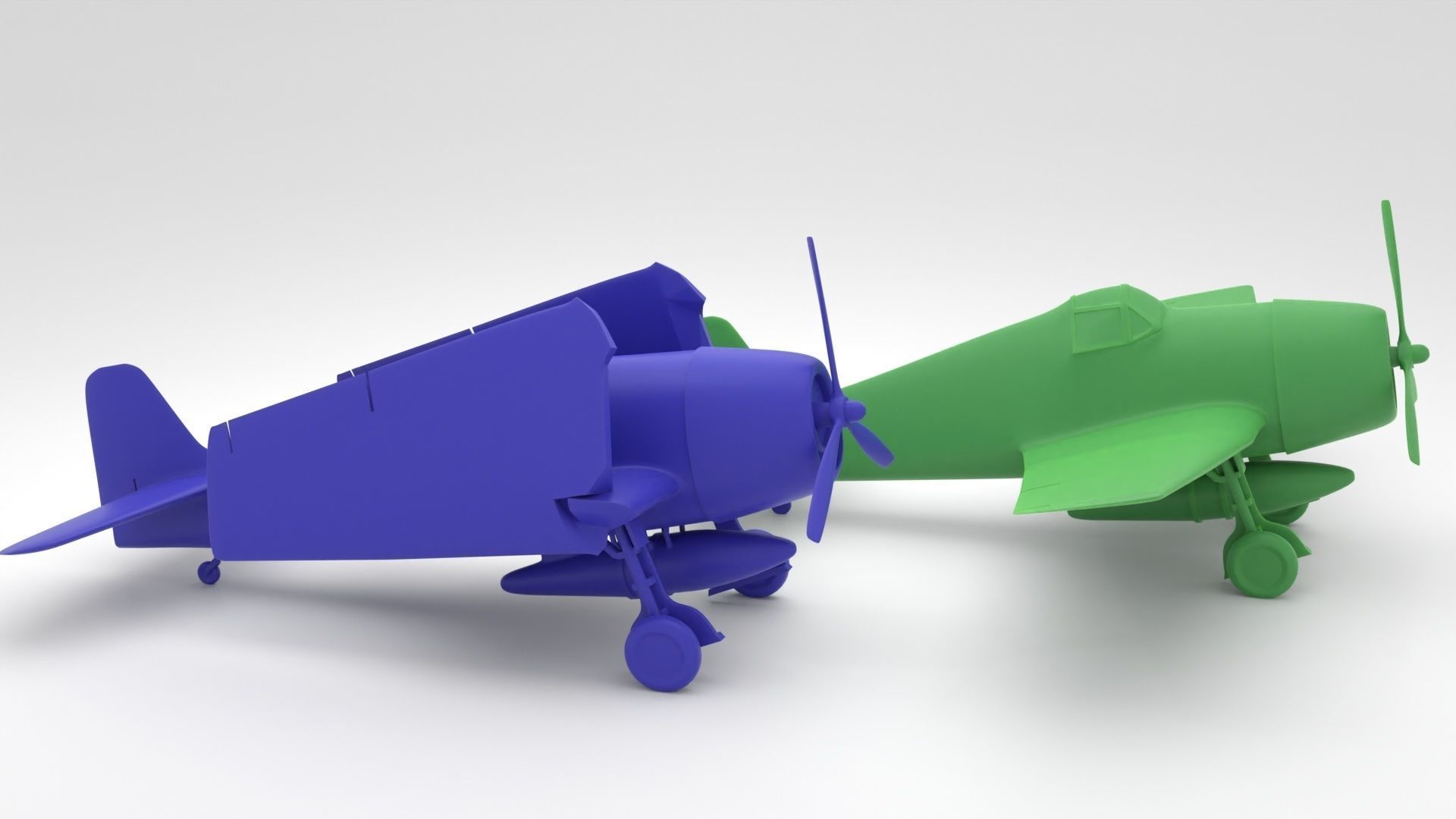 Grumman F6F Hellcat - 3d print 3D print model_1