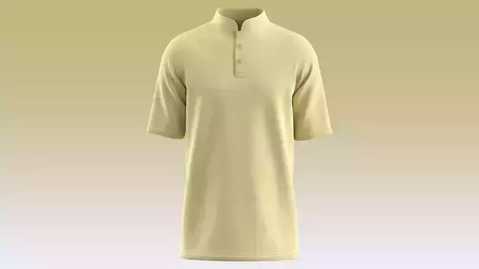 Classic Raglan Sleeve  Mens Knit Fashion Polo