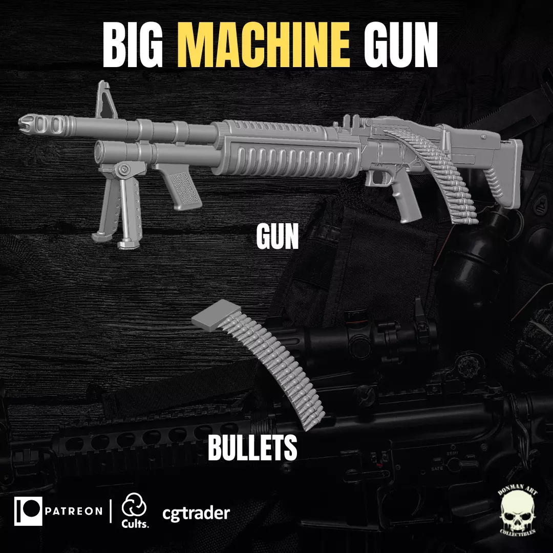 Big Accesorie for action figures 3D print model