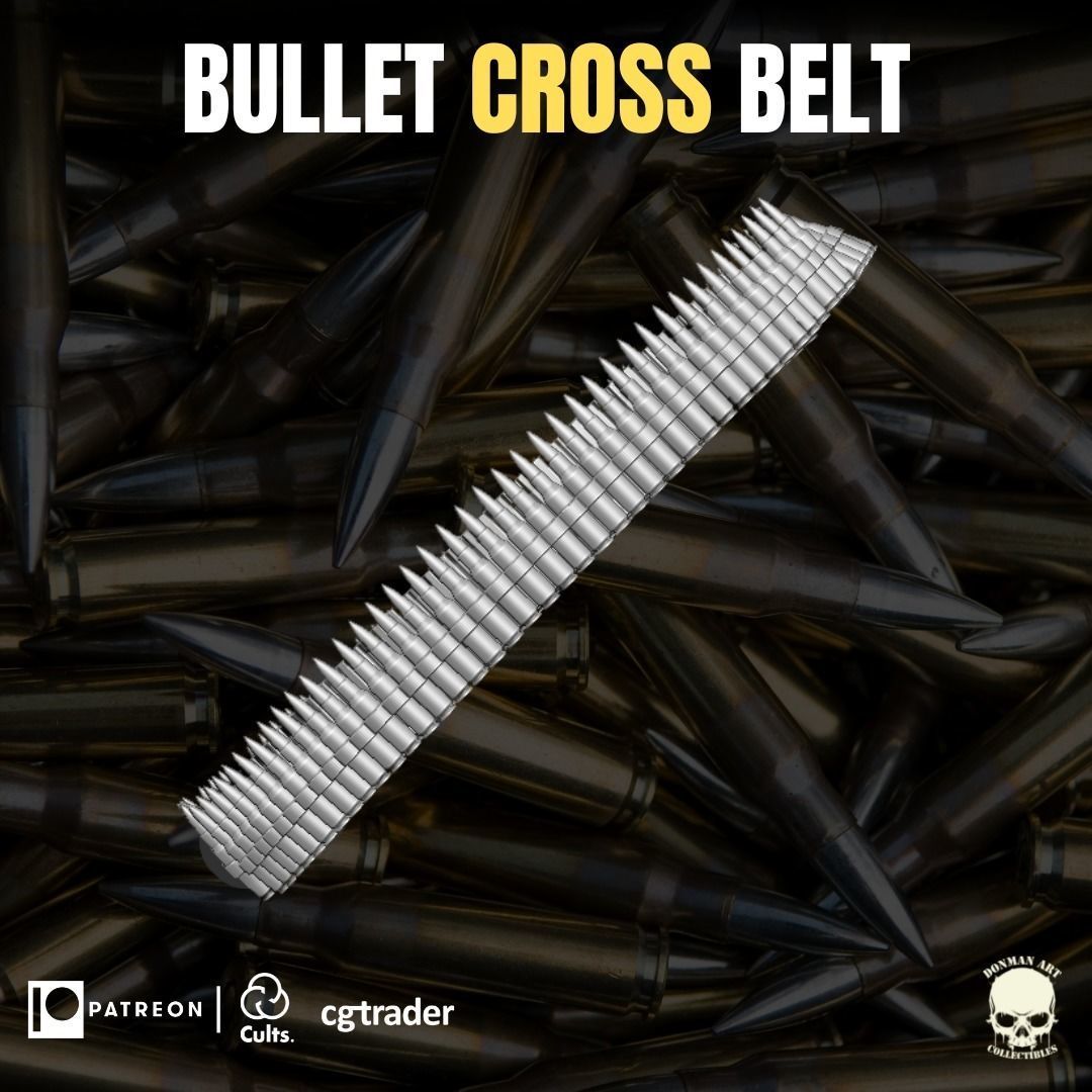 Jungle Bandolier for action figures 3D print model