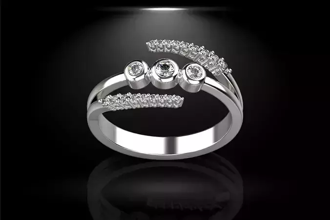 Ring with Diamonds N74
