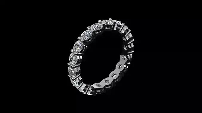 Luxurious ring with stones