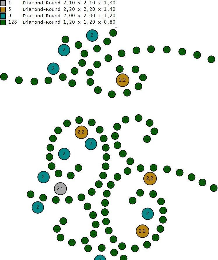 Elvish duo ring 3D print model_14