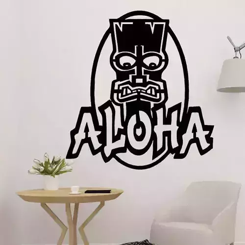 Symbol Aloha Wall Art 3D print model