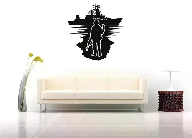 Wall panel picture - Russian warship go fuck yourself