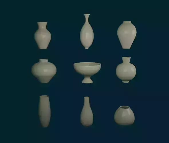 Pottery vase 3D model