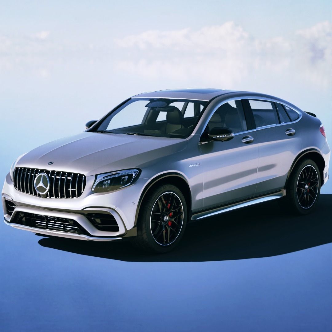 Mercedes Benz GLE63 S 2018 3D model_3
