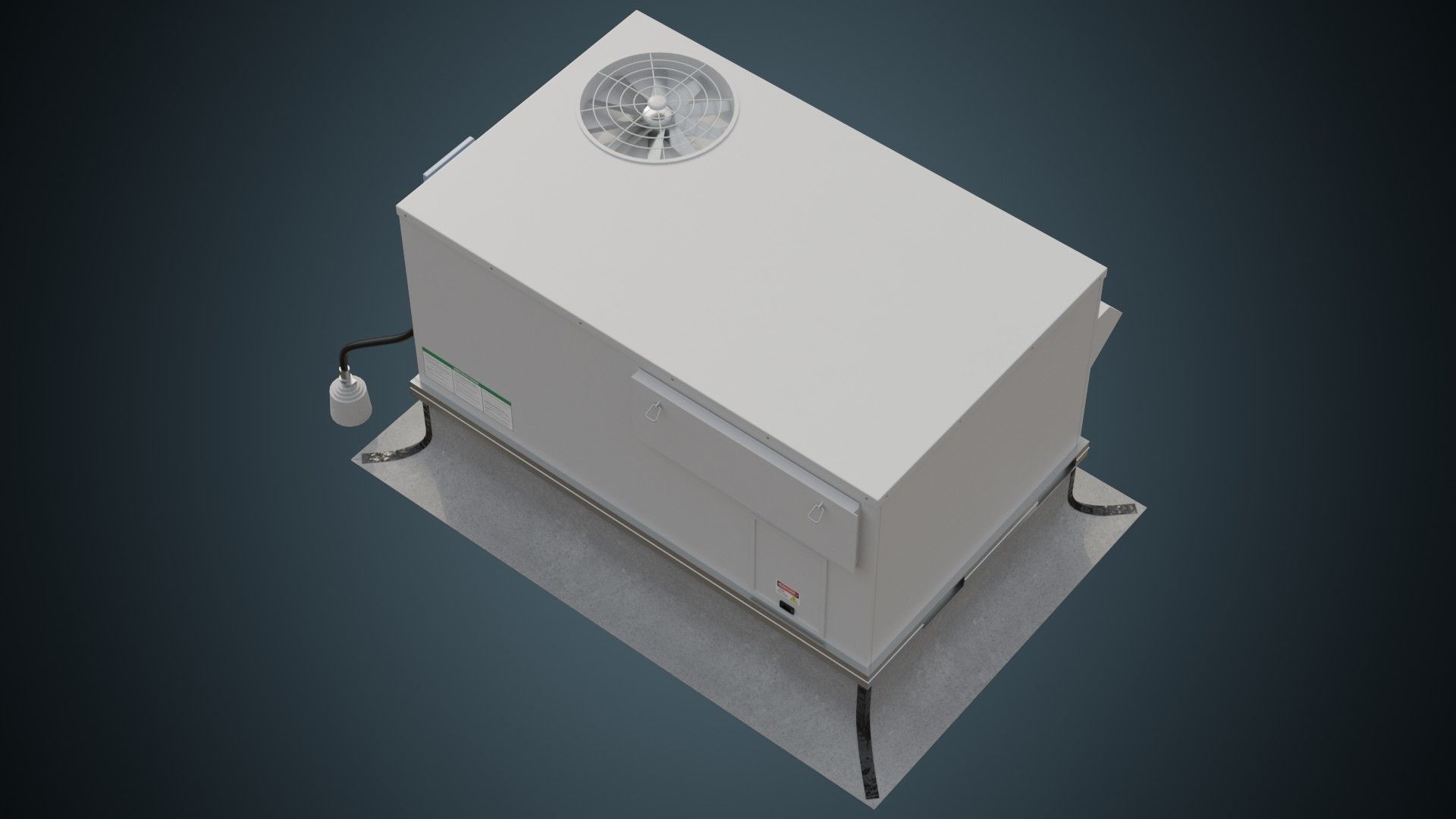 3D model Rooftop AC Unit 6A VR / AR / low-poly | CGTrader