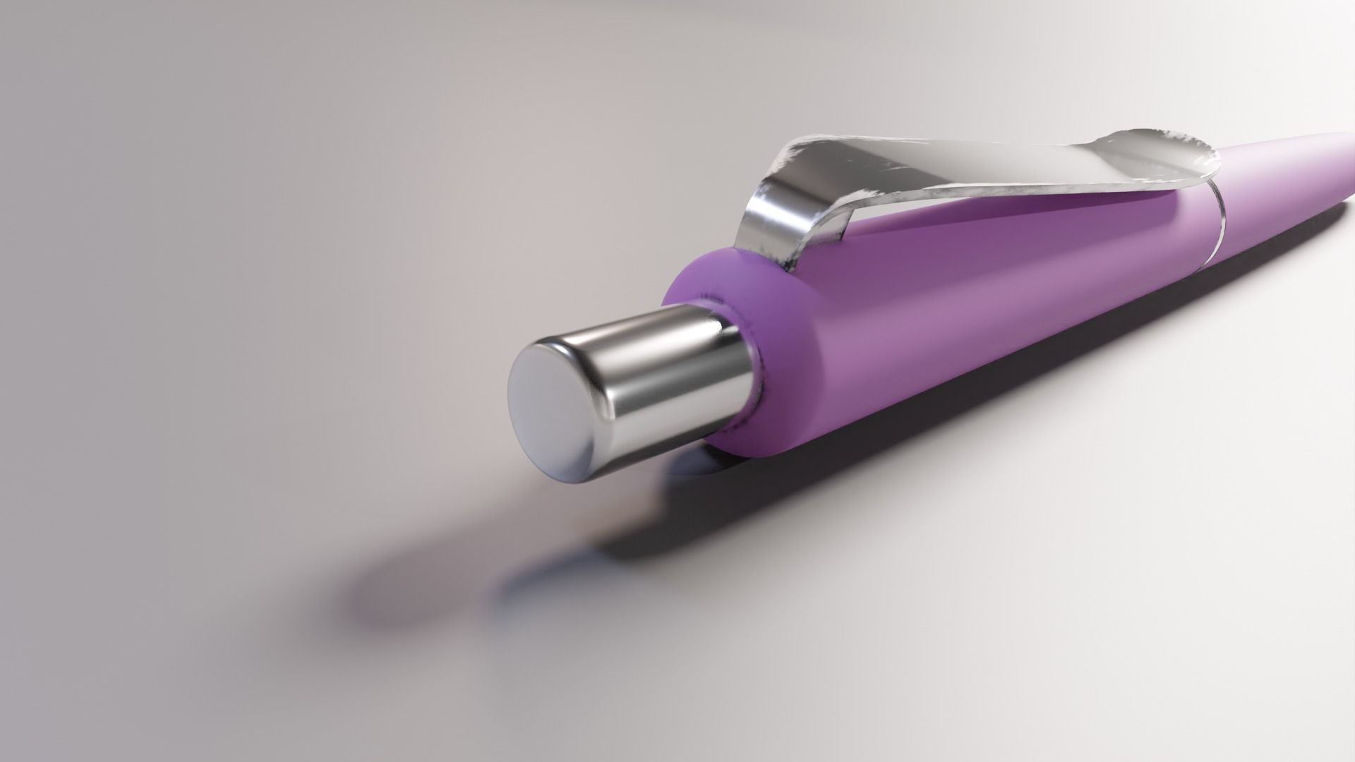 Ballpoint pens in several colours 3D model_14