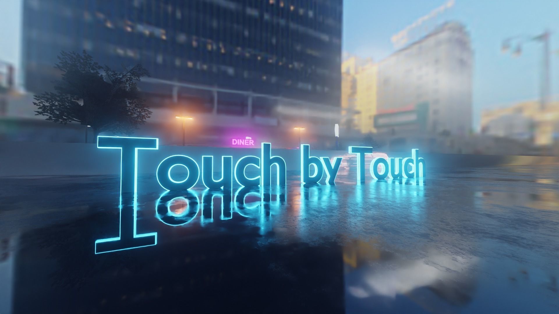 Retro Cafe Scene 3D model_3