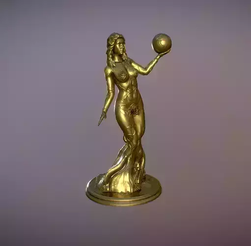 Estatua diosa Gaia o Gea - Mother Earth 3D print model