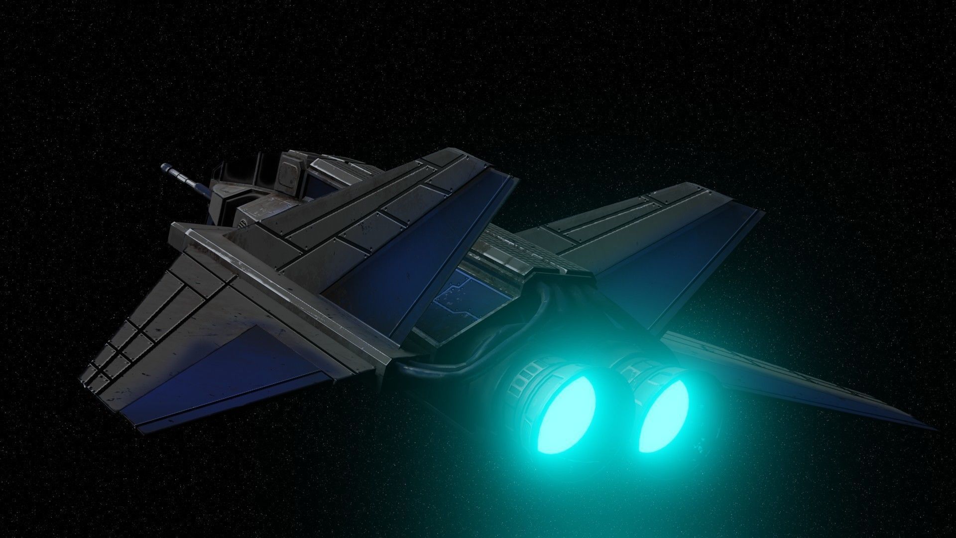 SpaceShip free VR / AR / low-poly 3D model | CGTrader