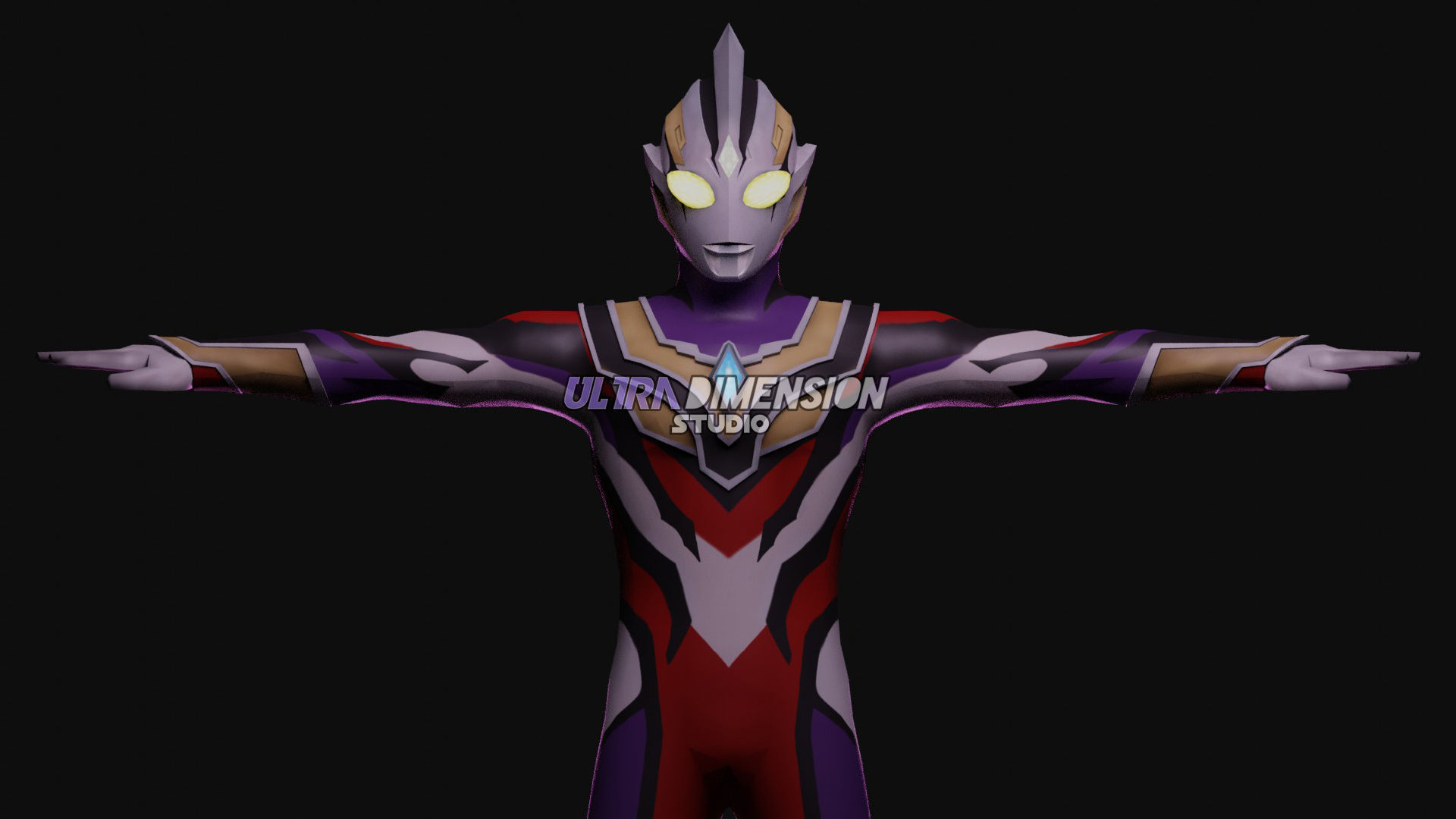 Ultraman Trigger Truth and Evil Trigger - 3D Model 3D model_6