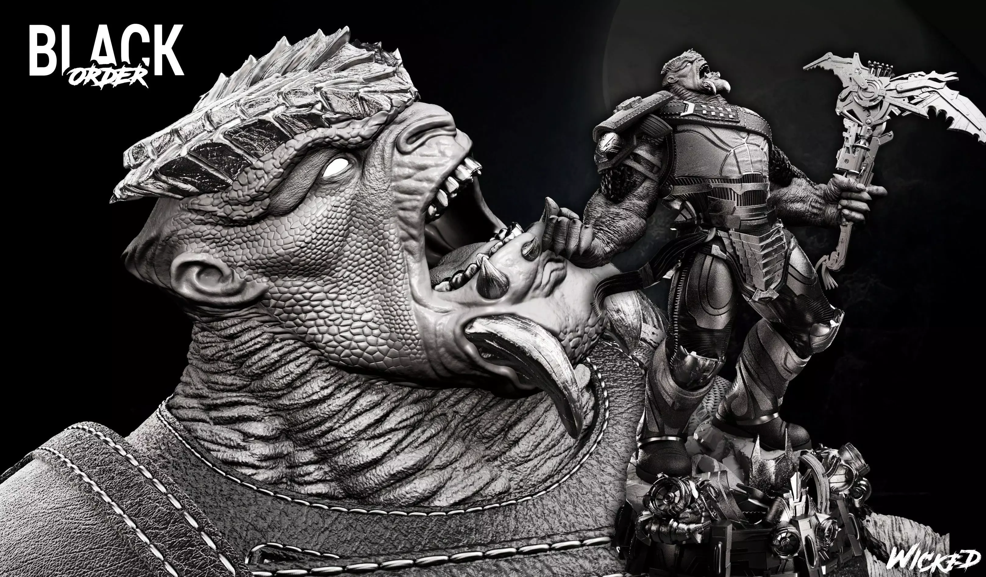 Wicked Marvel Cull Obsidian Sculpture ready for 3d printing 3D print model_0