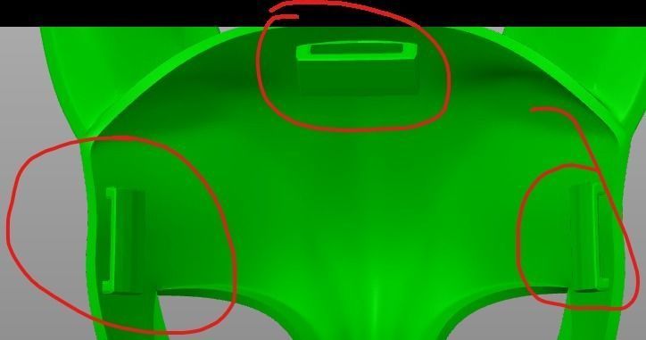 Rabbit mask V2 3D print model_6