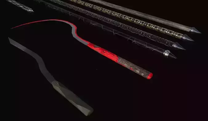 WWAATD Weapon Models - Textured