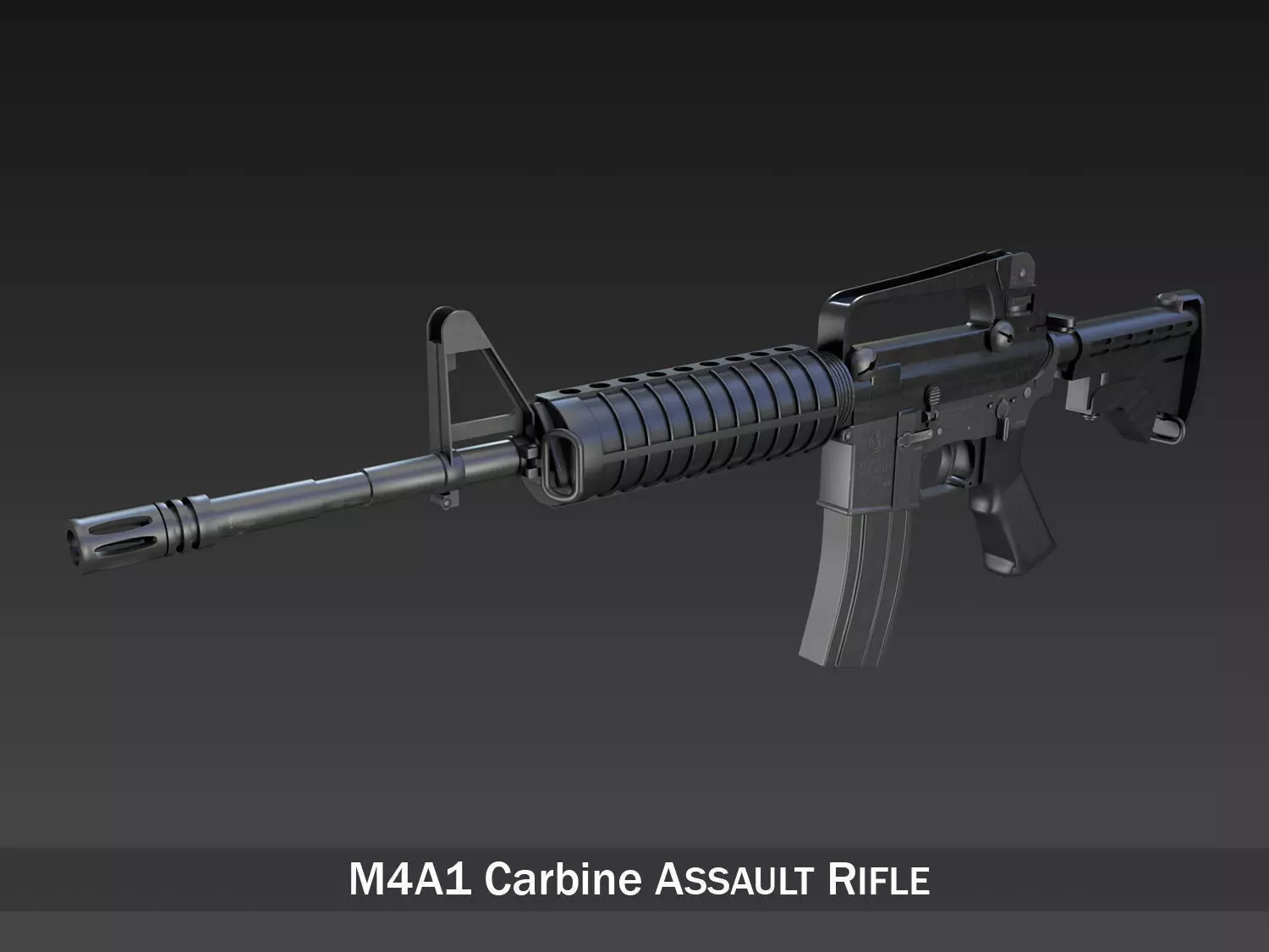 Colt M4A1 Carbine Assault rifle 3D model