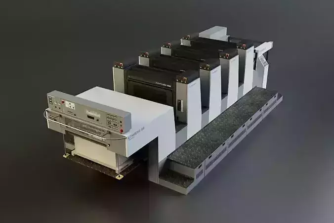 Offset Printer 3D model