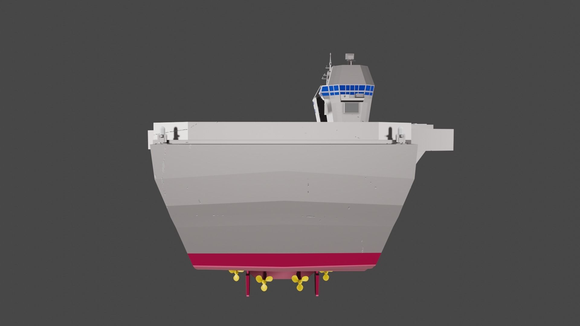 CVX - Korean Light Aircraft Carrier Business Low-poly 3D model_13