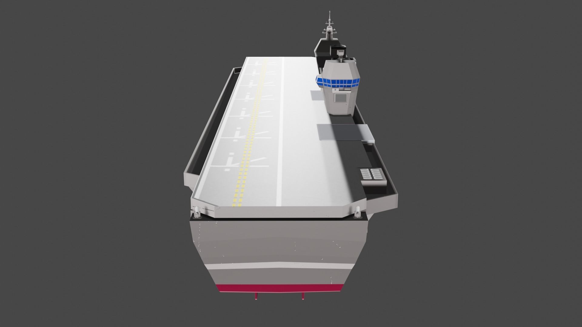 CVX - Korean Light Aircraft Carrier Business Low-poly 3D model_5