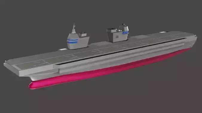 CVX - Korean Light Aircraft Carrier Business Low-poly 3D model CVX - Korean Light Aircraft Carrier Business Low-poly 3D model