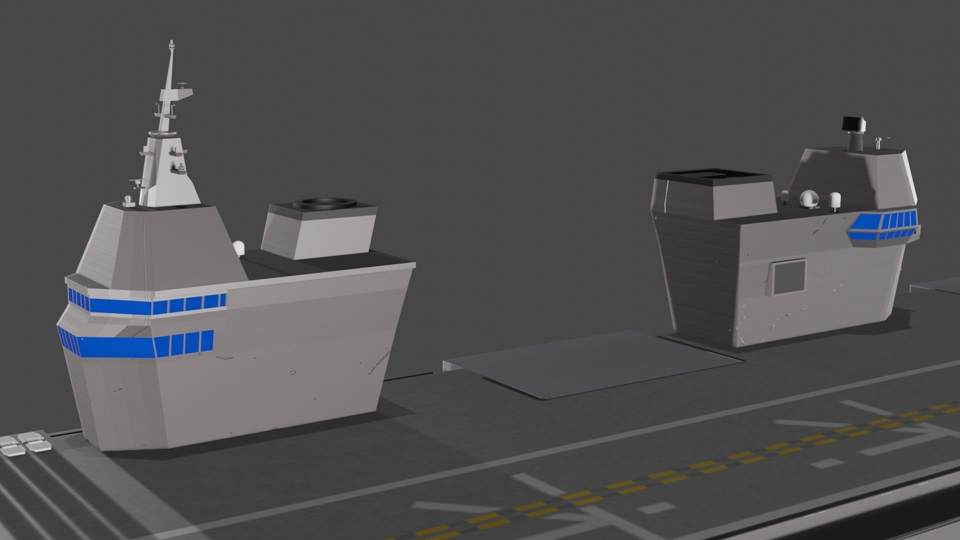 CVX - Korean Light Aircraft Carrier Business Low-poly 3D model_12