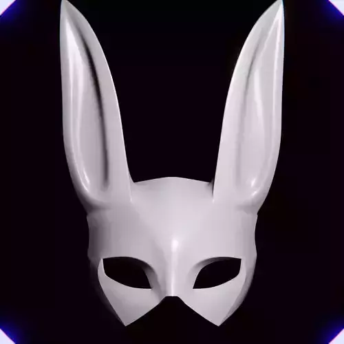 RABBIT MASK v1 3D print model