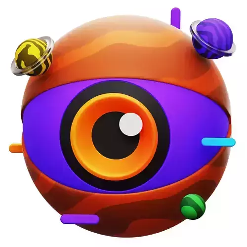 Eye Scanner 3D Icon