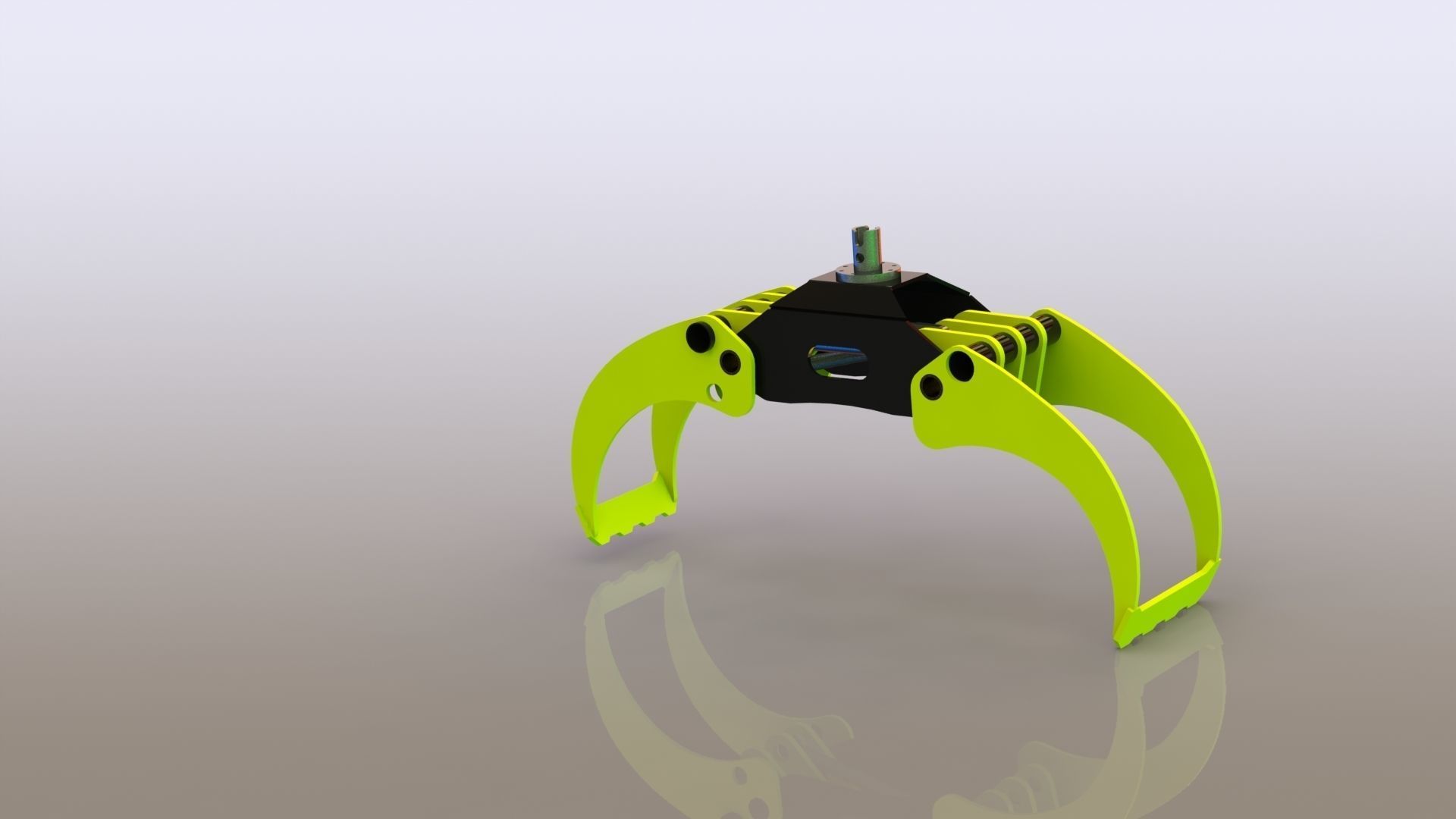 Timber grab 3D model_2