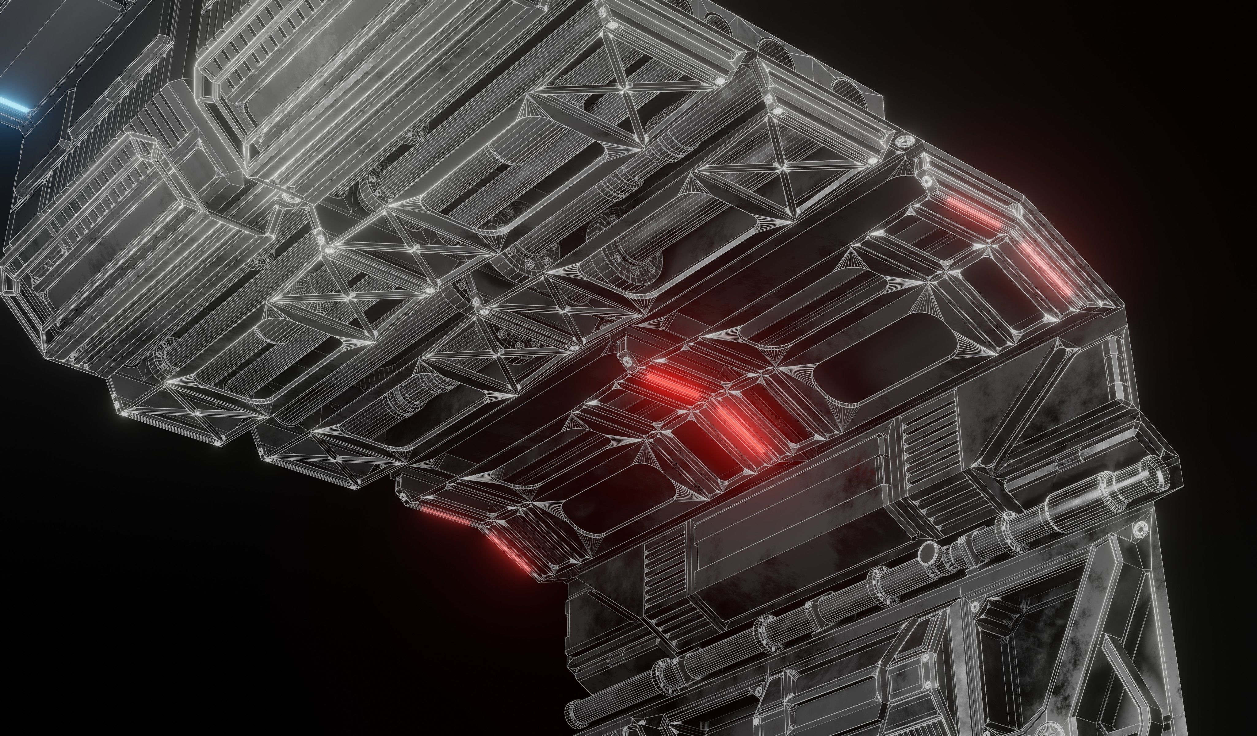 Sci-fi laboratory work room 3D model_13