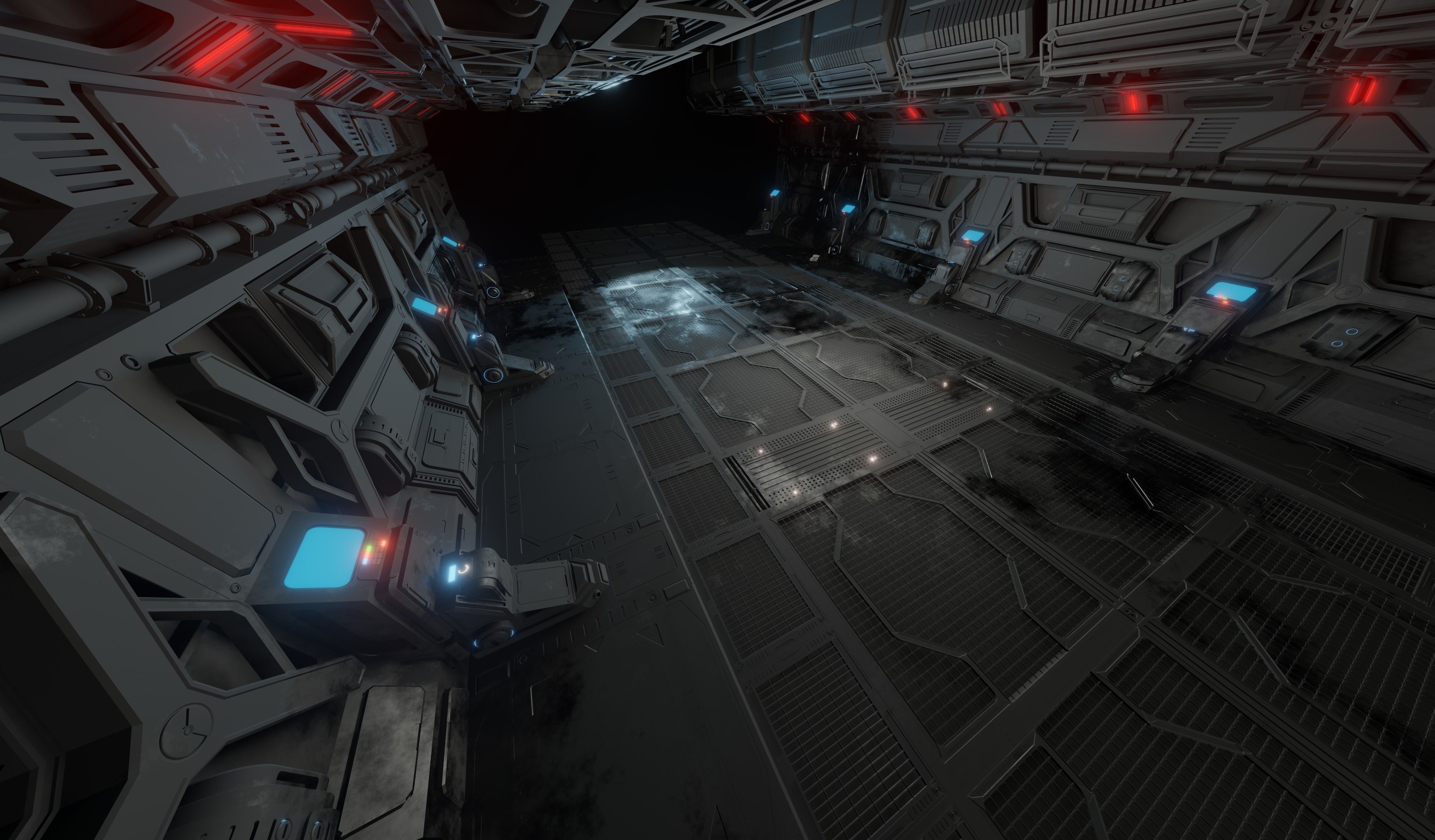 Sci-fi laboratory work room 3D model_27